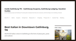 Desktop Screenshot of insidegatlinburg.com