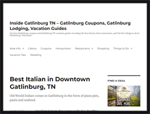 Tablet Screenshot of insidegatlinburg.com